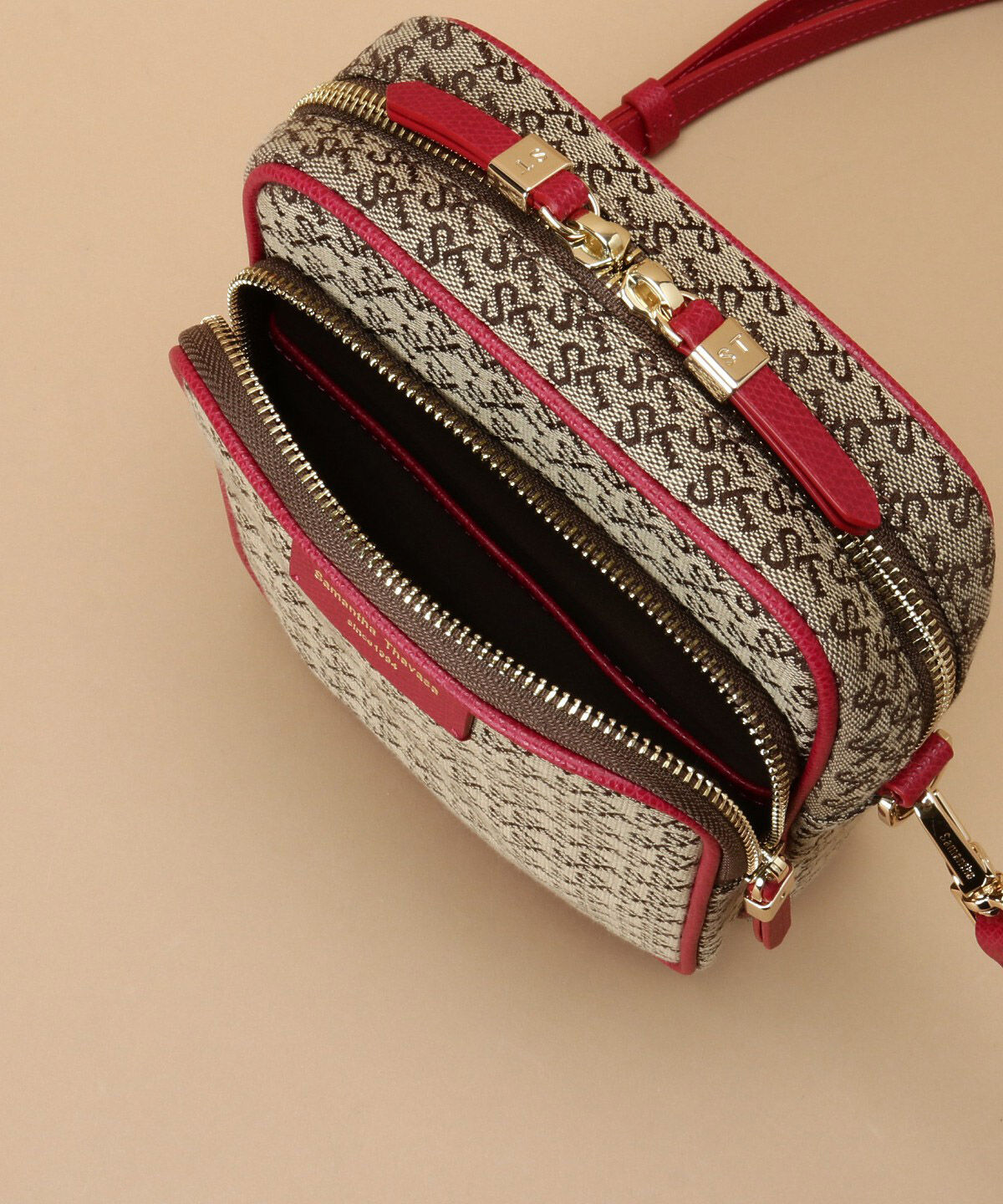 Samantha Thavasa「ST Jacquard サック デ プール」|ショルダー・メッセンジャー|