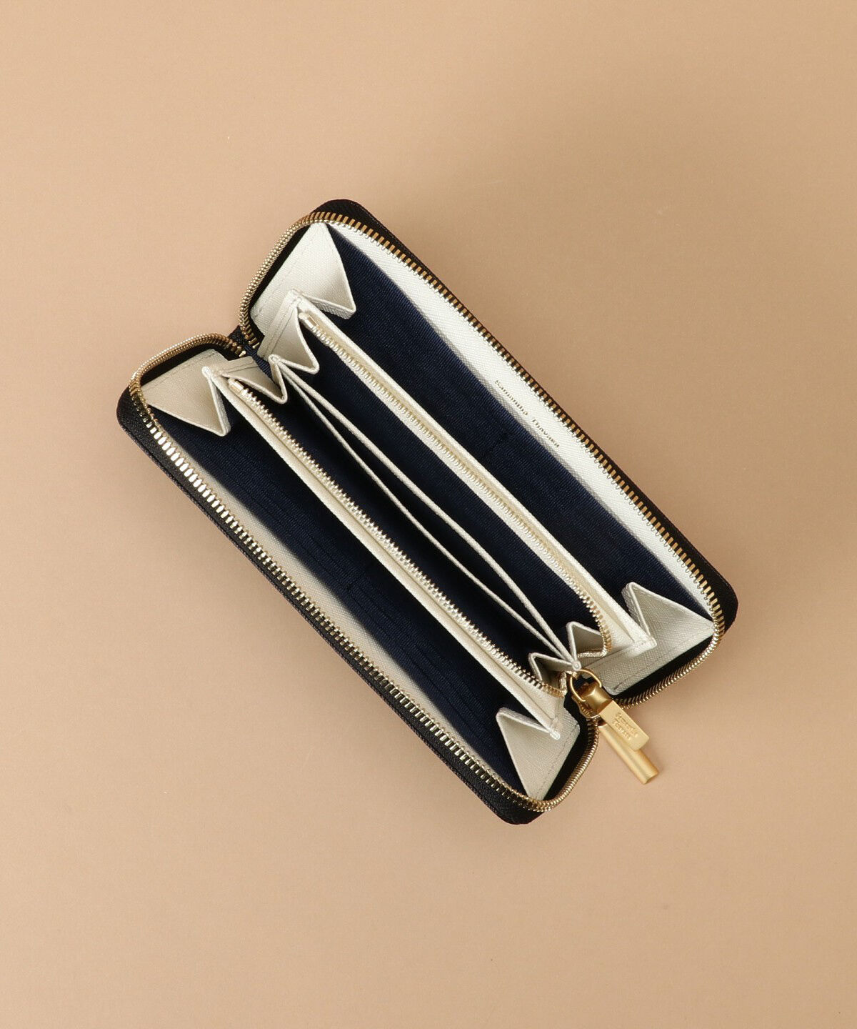 Samantha Thavasa「Pomme d'espoir ポムディスポワール バイカラーラウンドジップ長財布」|財布|