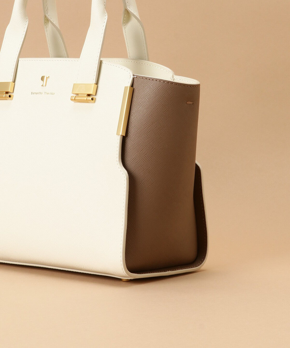 Samantha Thavasa「Pomme d'espoir ポムディスポワール バイカラーハンドルバッグ」|ハンドバッグ|