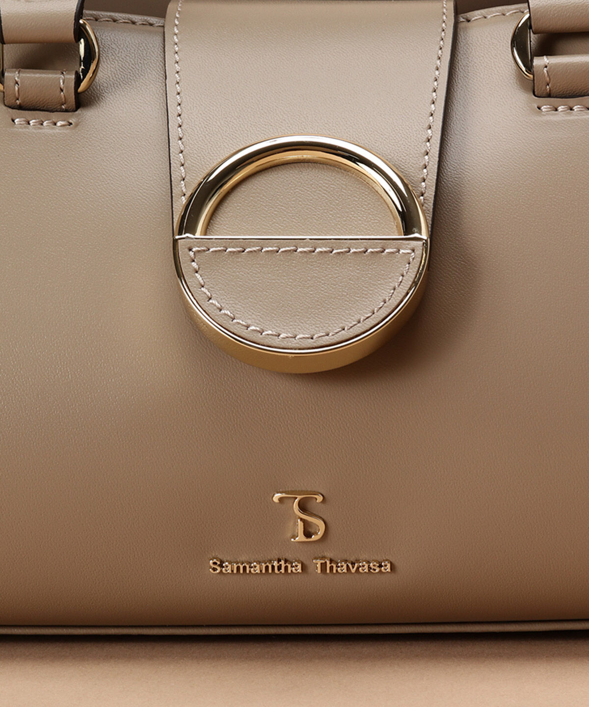 Samantha Thavasa「ベルトモチーフ レザーハンドバッグ」|ハンドバッグ|