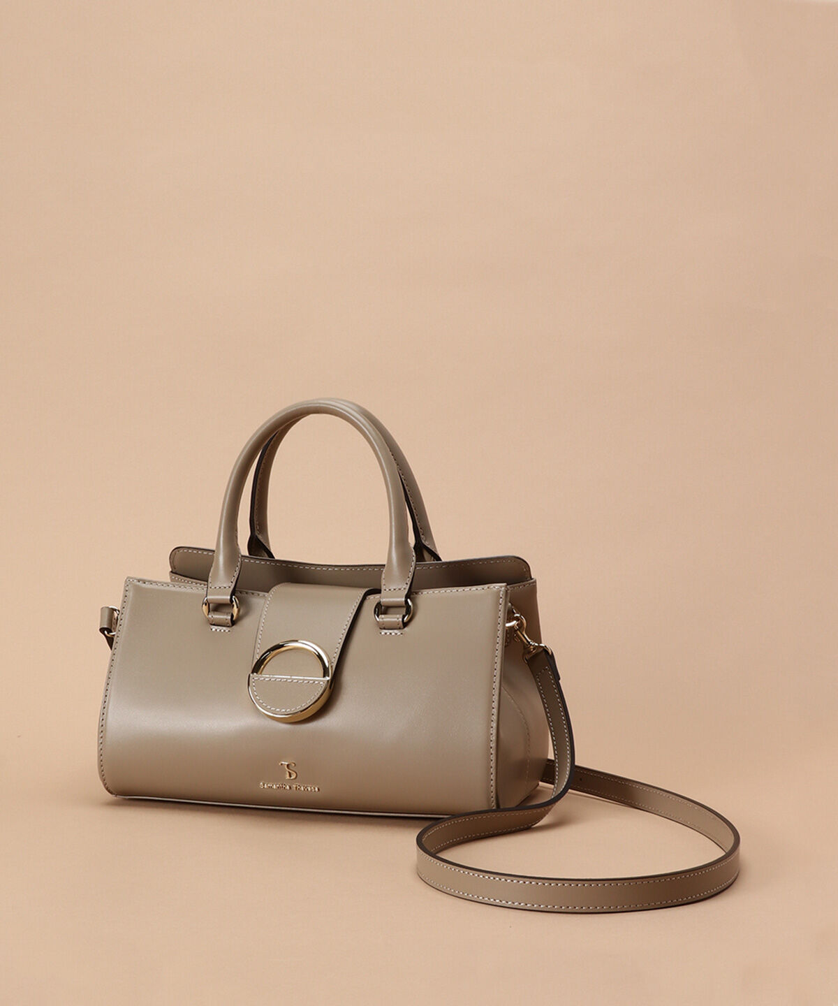 Samantha Thavasa「ベルトモチーフ レザーハンドバッグ」|ハンドバッグ|