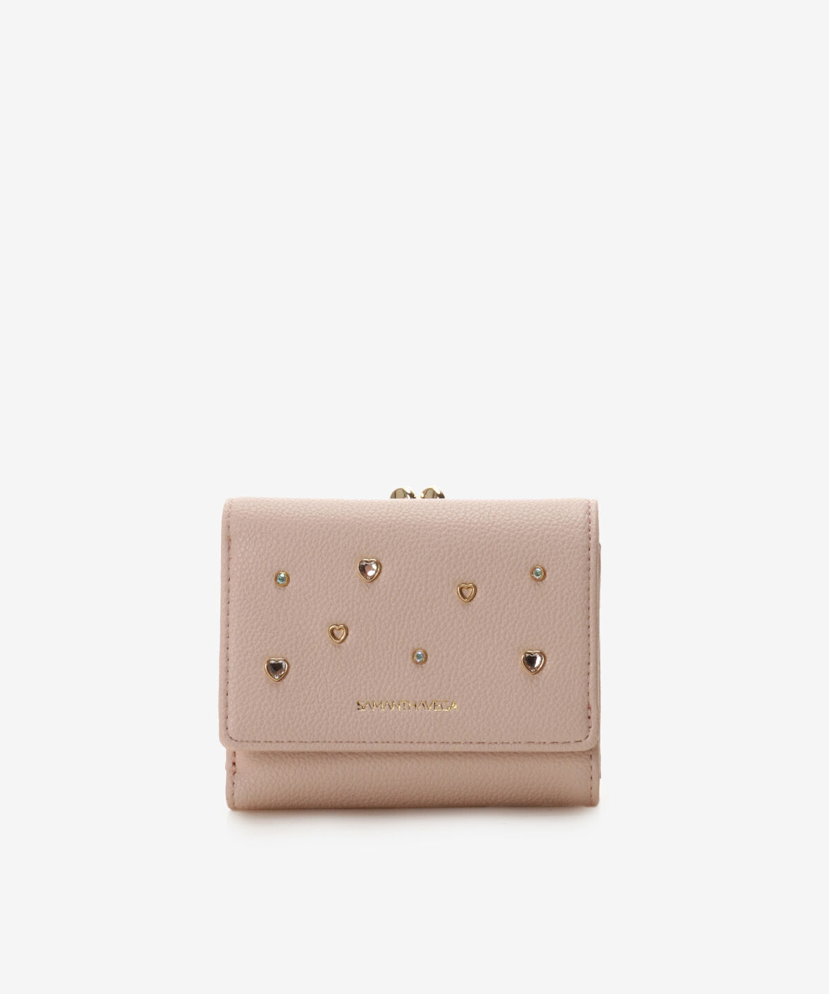 Samantha Vega「ビジューフラッター折財布」|財布|ピンク