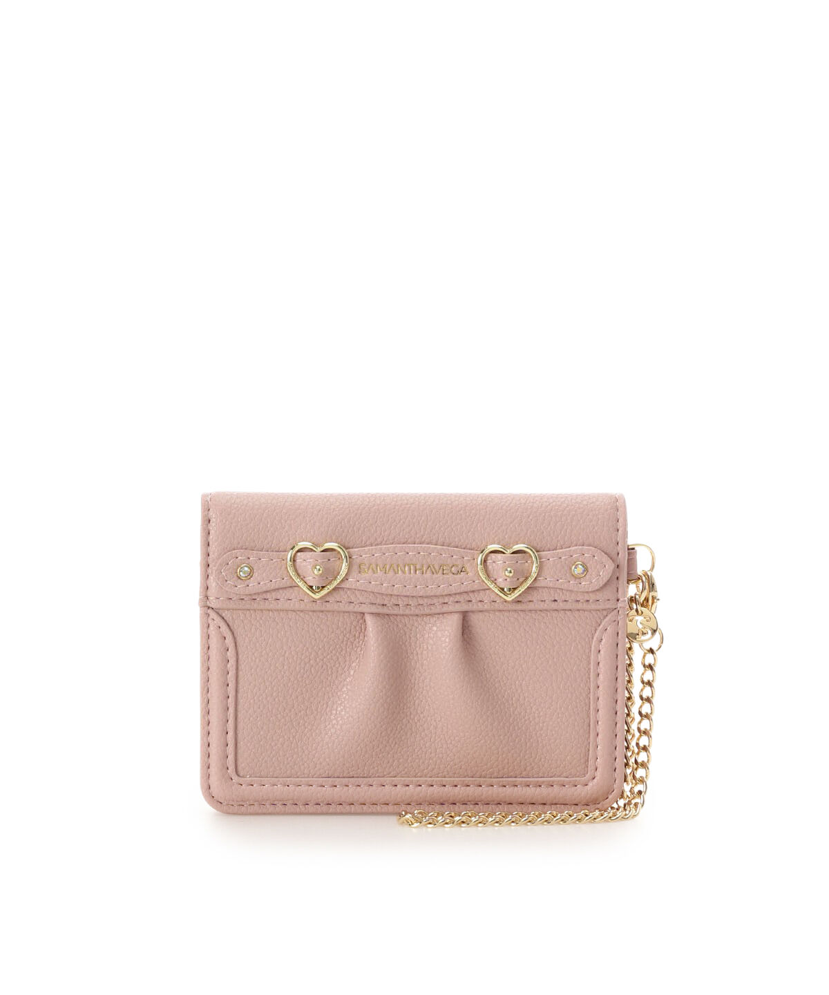 Samantha Vega「ハートベルトパスケース」|定期入れ|ピンク