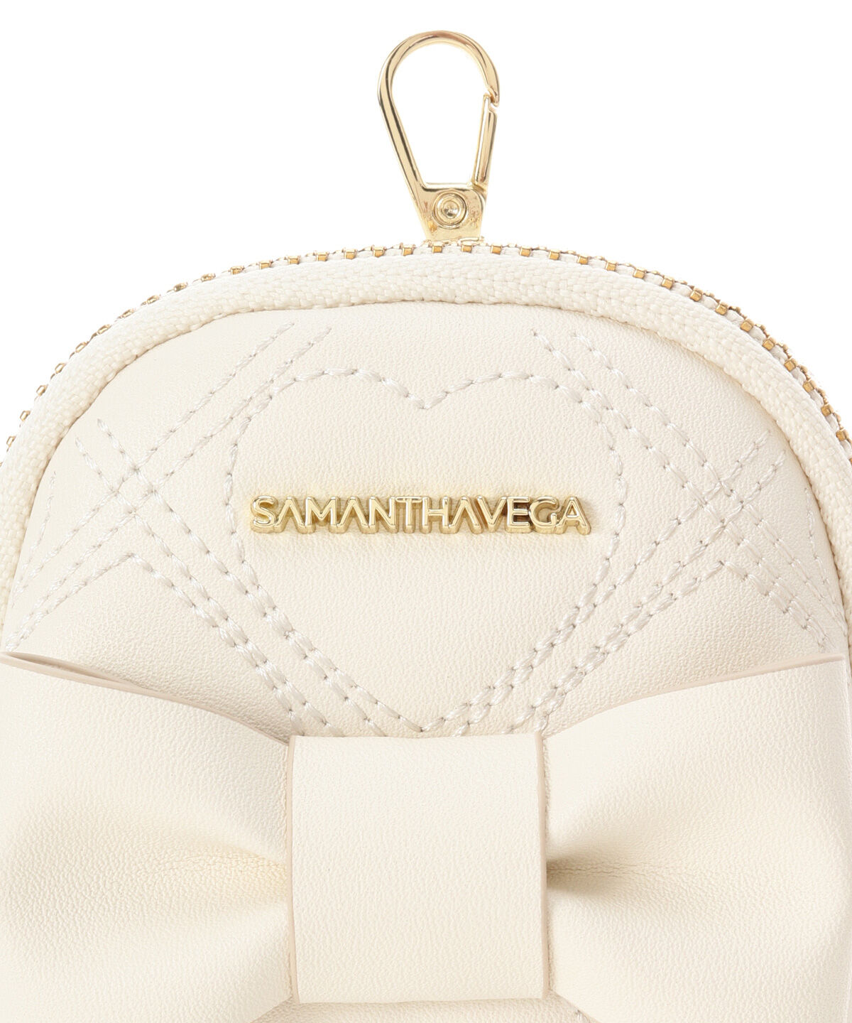 Samantha Vega「ハートキルトポーチ型チャーム」|ポーチ|