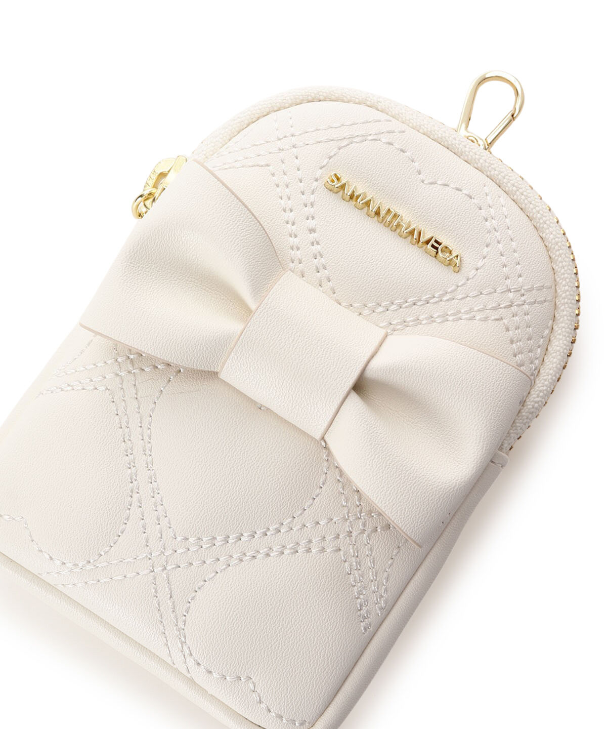 Samantha Vega「ハートキルトポーチ型チャーム」|ポーチ|