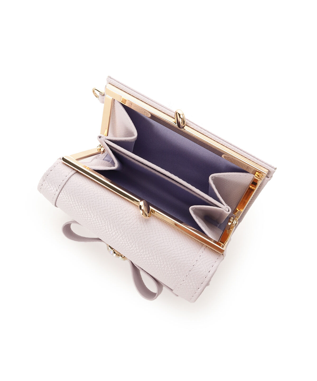 Samantha Vega「バイカラージュエルリボン折財布」|財布|