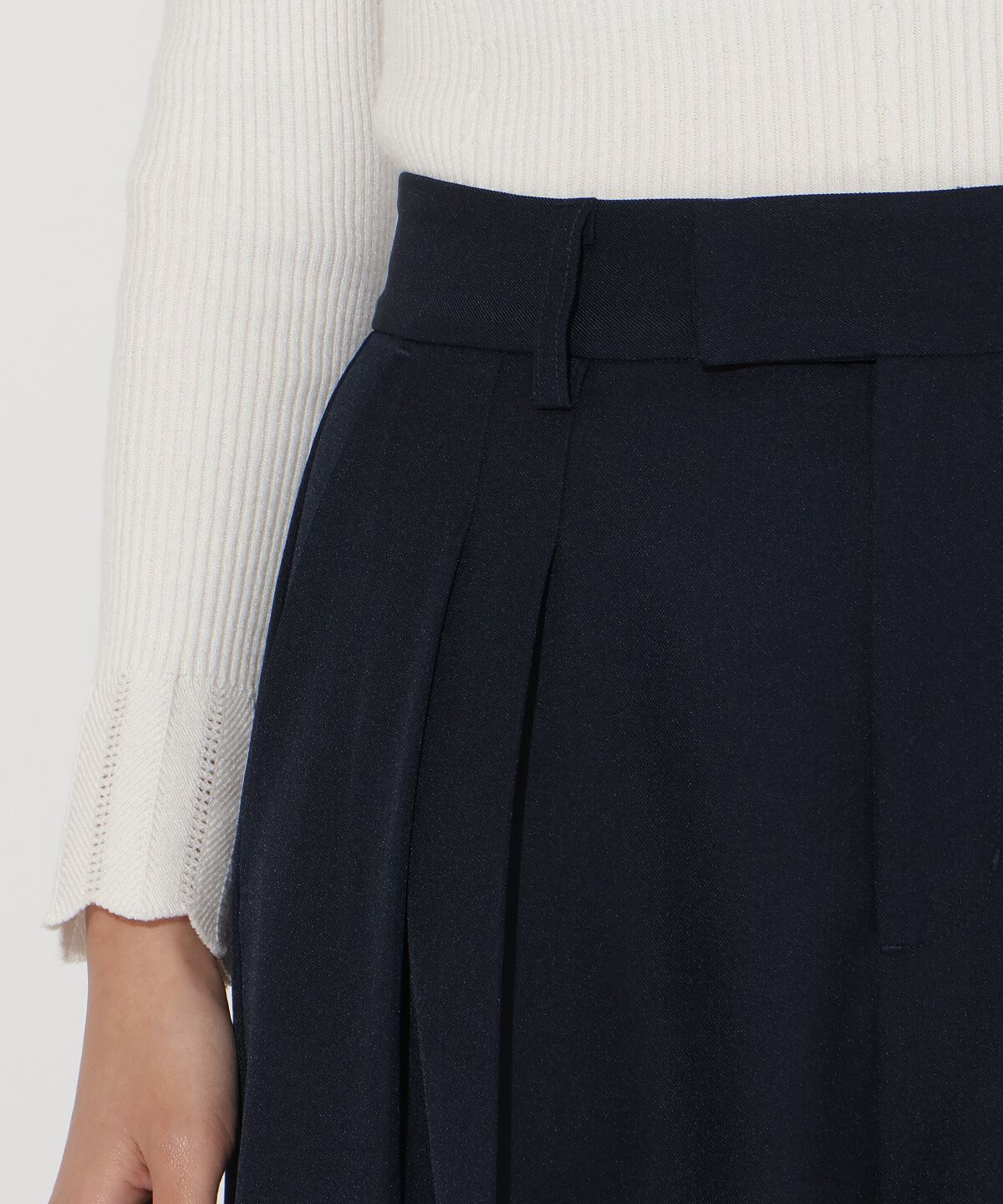 アンドクチュール「タックワイドパンツ」|その他|