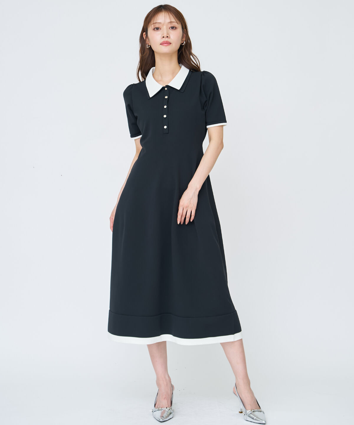 アンドクチュール「ポロニットワンピース」|ワンピース|