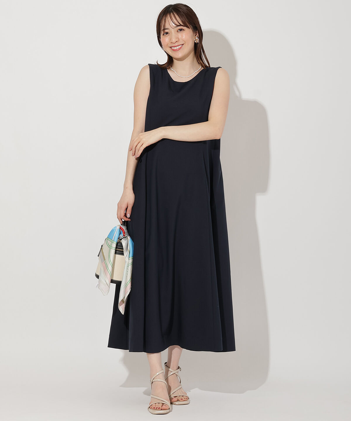 WILLSELECTION「4WAYノースリーブフラワーワンピース」|ワンピース|