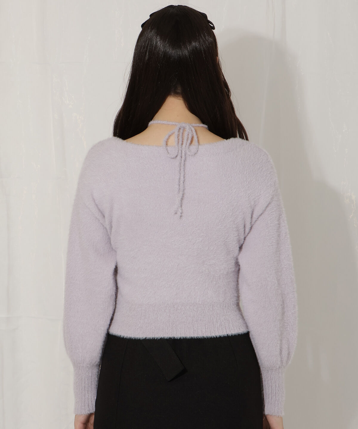 WILLSELECTION「クロスネックカシュクールフェザーニット」|ニット・セーター|