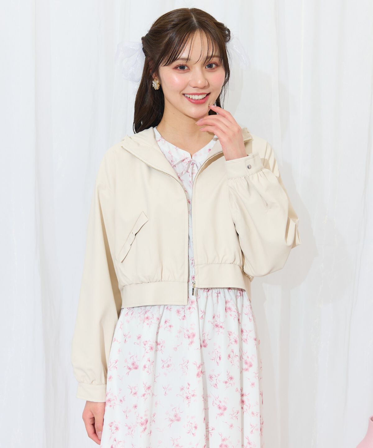 WILLSELECTION「リボンポケットブルゾン」|ブルゾン・スタジャン|