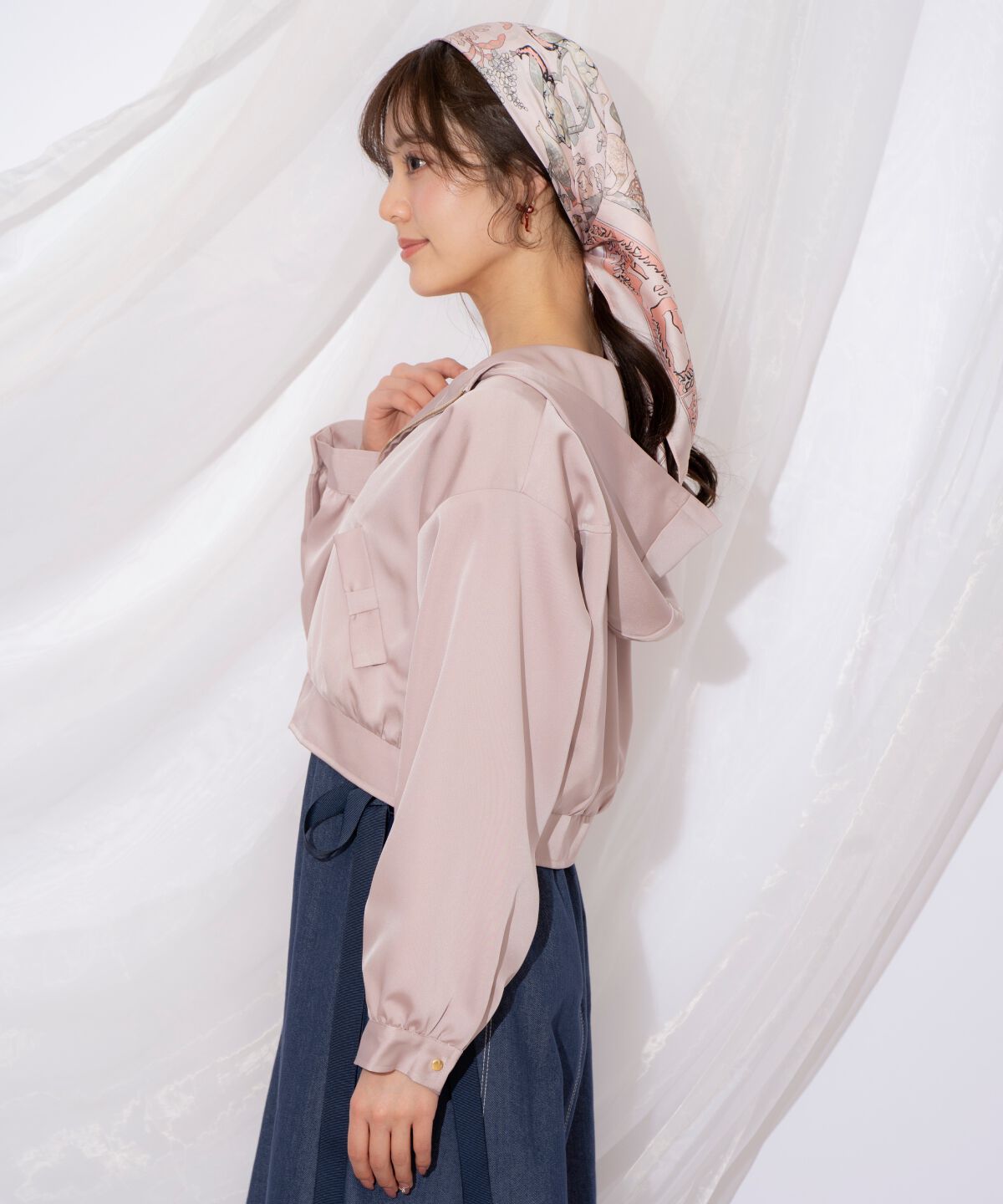 WILLSELECTION「リボンポケットブルゾン」|ブルゾン・スタジャン|