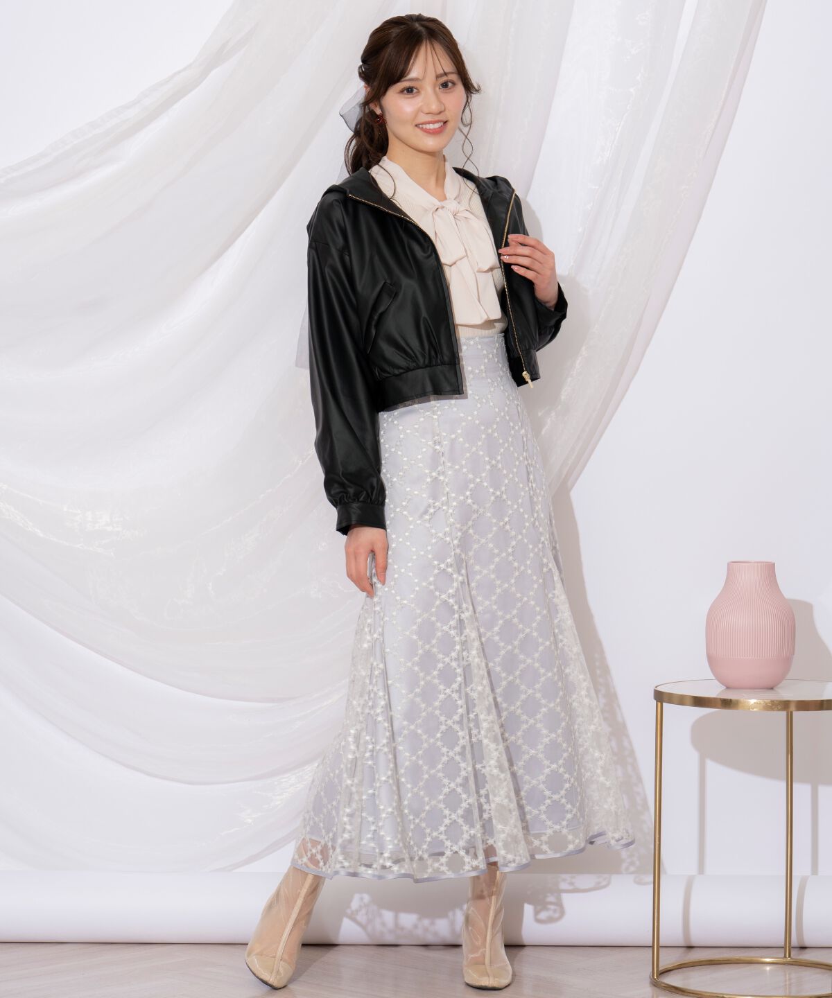 WILLSELECTION「リボンポケットブルゾン」|ブルゾン・スタジャン|