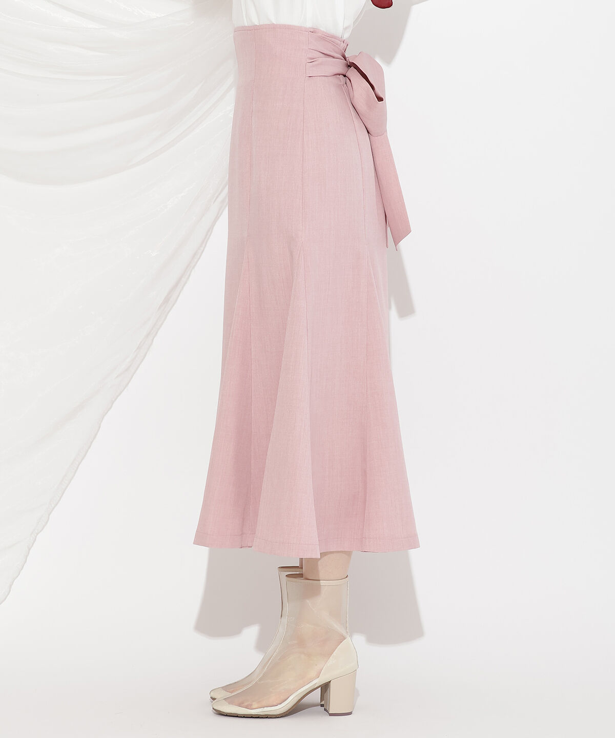 WILLSELECTION「バックリボンハイウエストフレアスカート」|フレア|