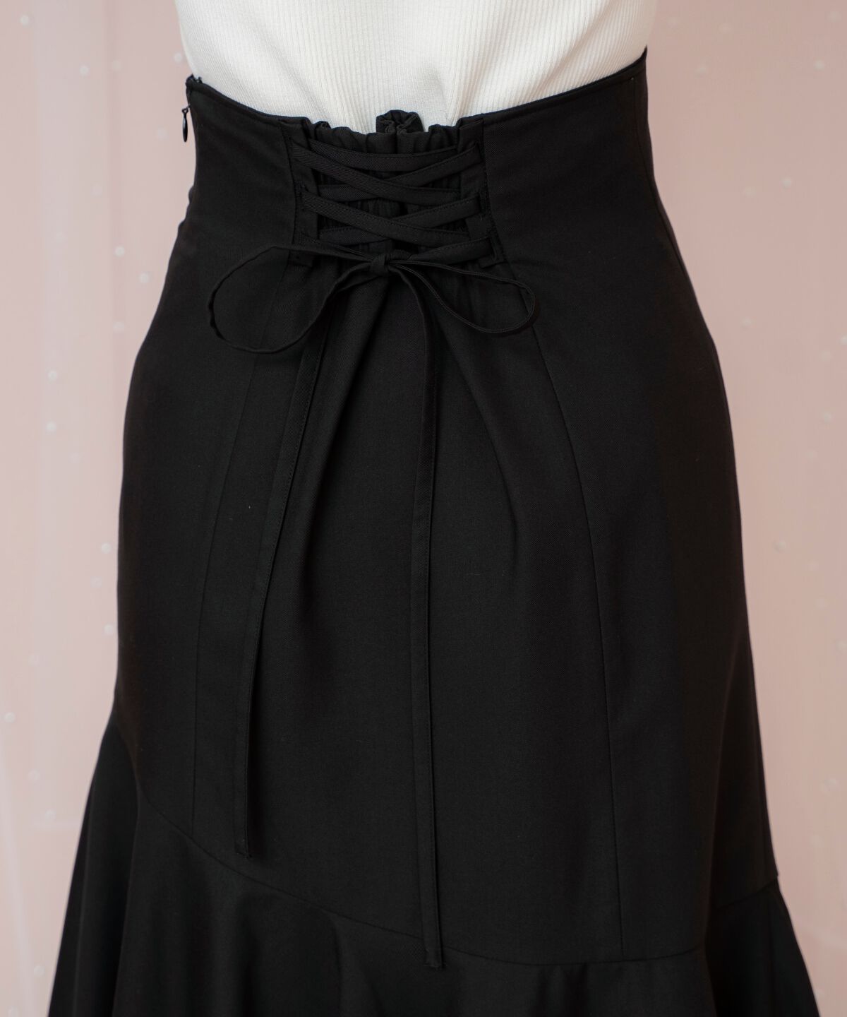 WILLSELECTION「シアーヘムギャザーマーメイドスカート」|フレア|