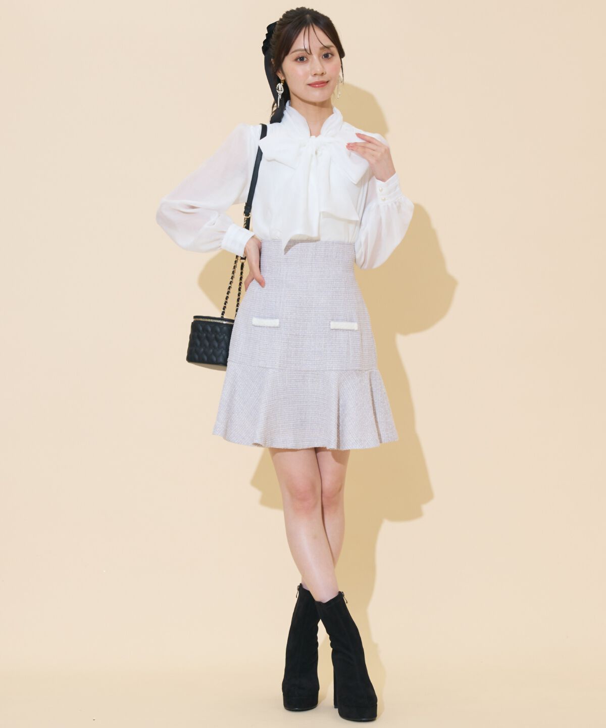 WILLSELECTION「ボリュームリボンタイブラウス」|シャツ・ブラウス|