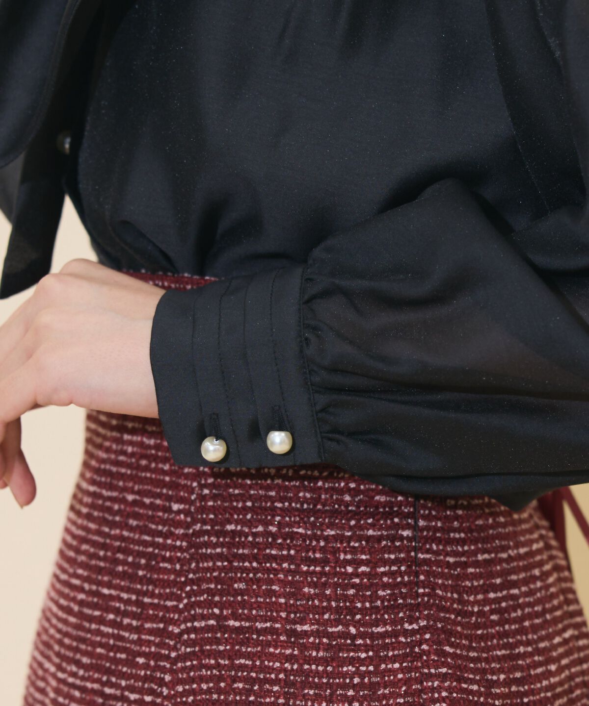 WILLSELECTION「ボリュームリボンタイブラウス」|シャツ・ブラウス|