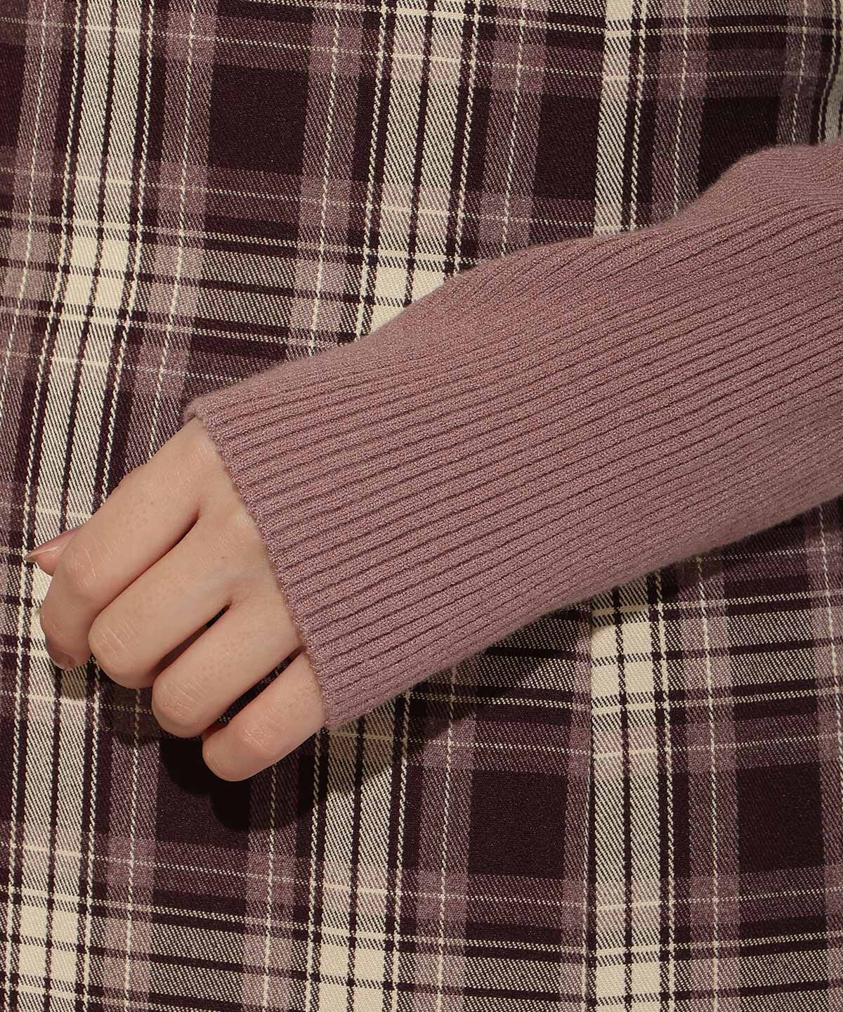 WILLSELECTION「ワンショルリボンタイリブニット」|ニット・セーター|