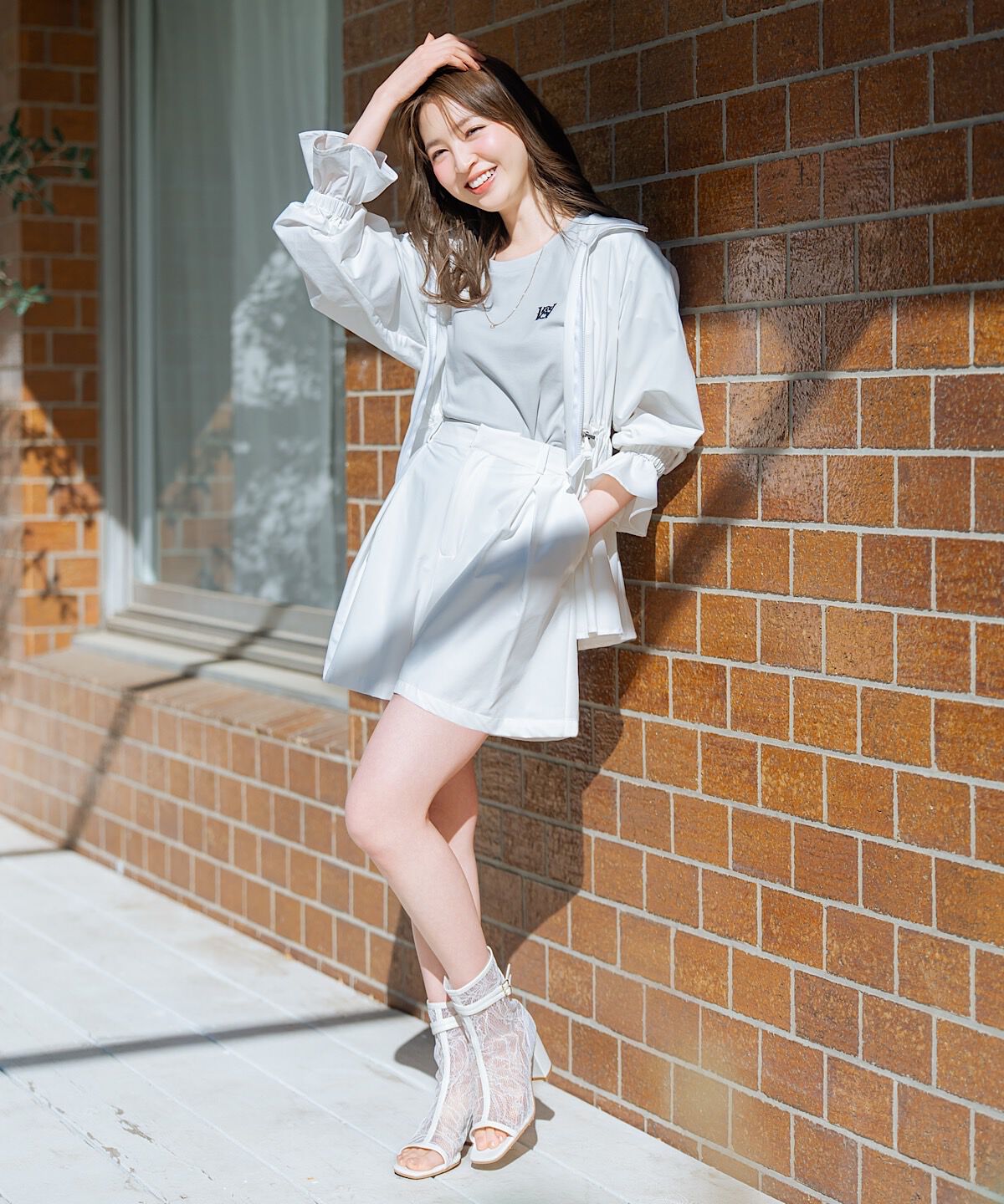 WILLSELECTION「ベルト付きオープントゥレースブーツ」|ショートブーツ|