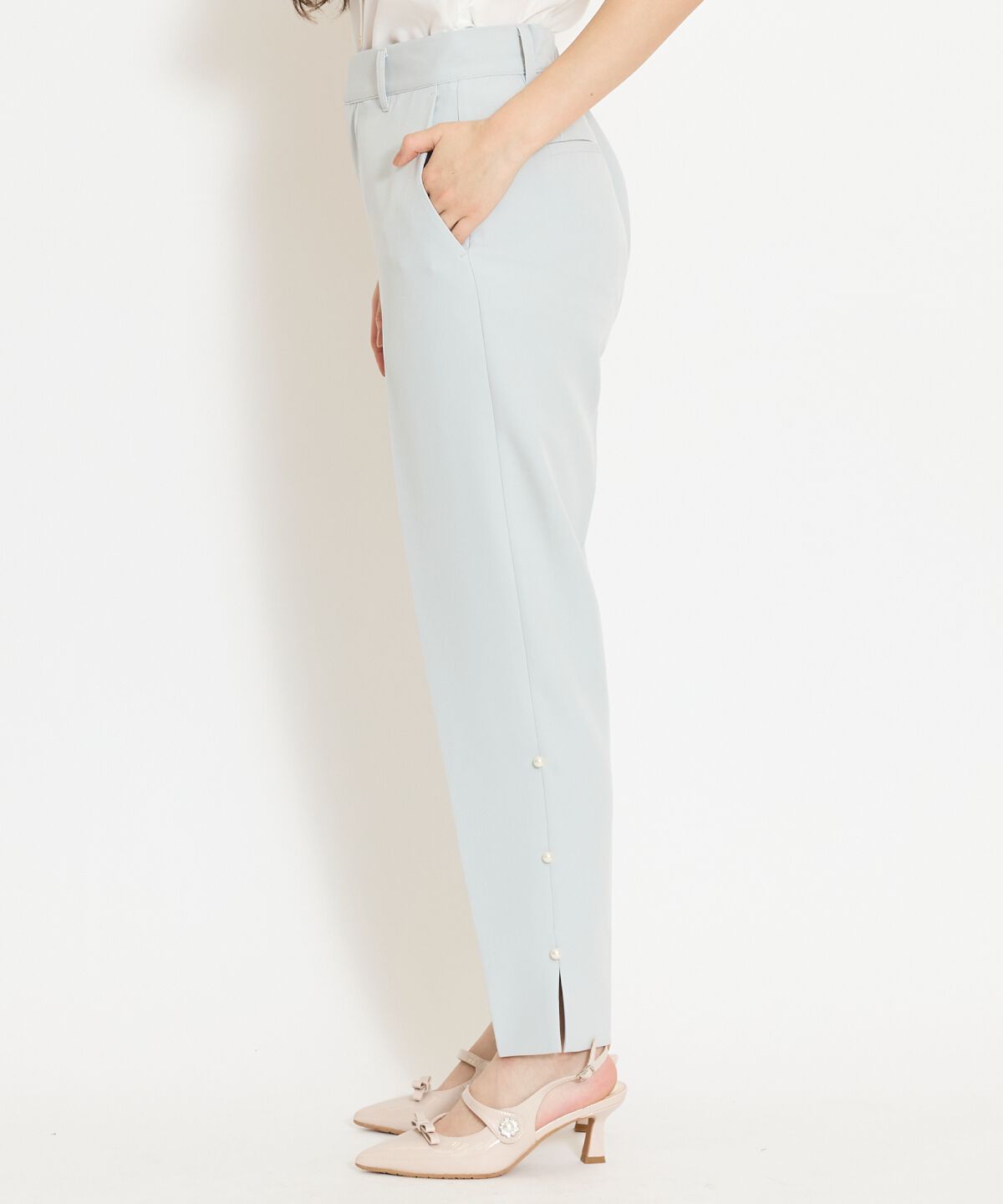 WILLSELECTION「パールデザインテーパードパンツ」|その他|