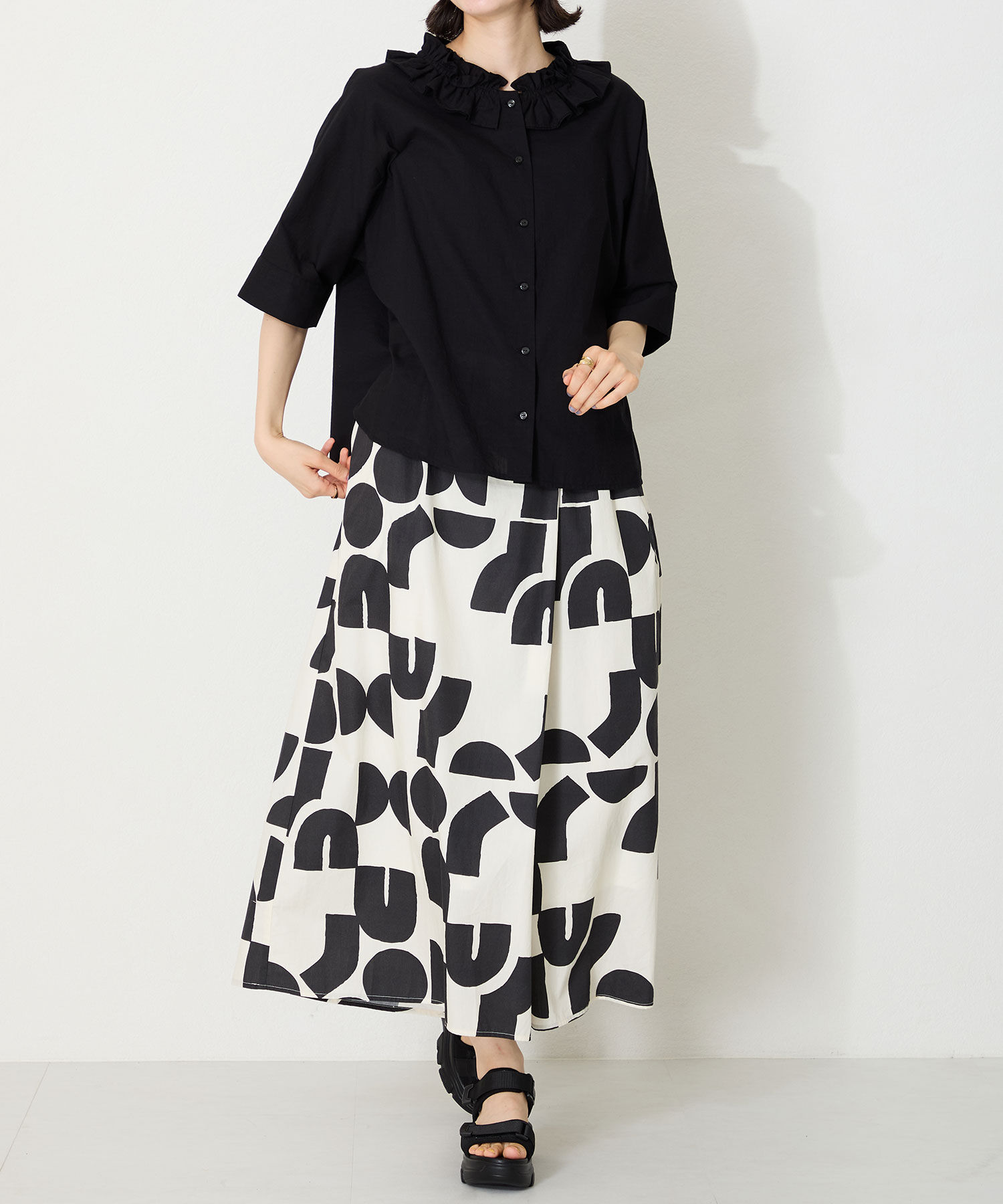 WA Oriental TRaffic「スニーカー ソール スポーツ サンダル /52218 トレンド 人気 厚底 スポサン」|サンダル|