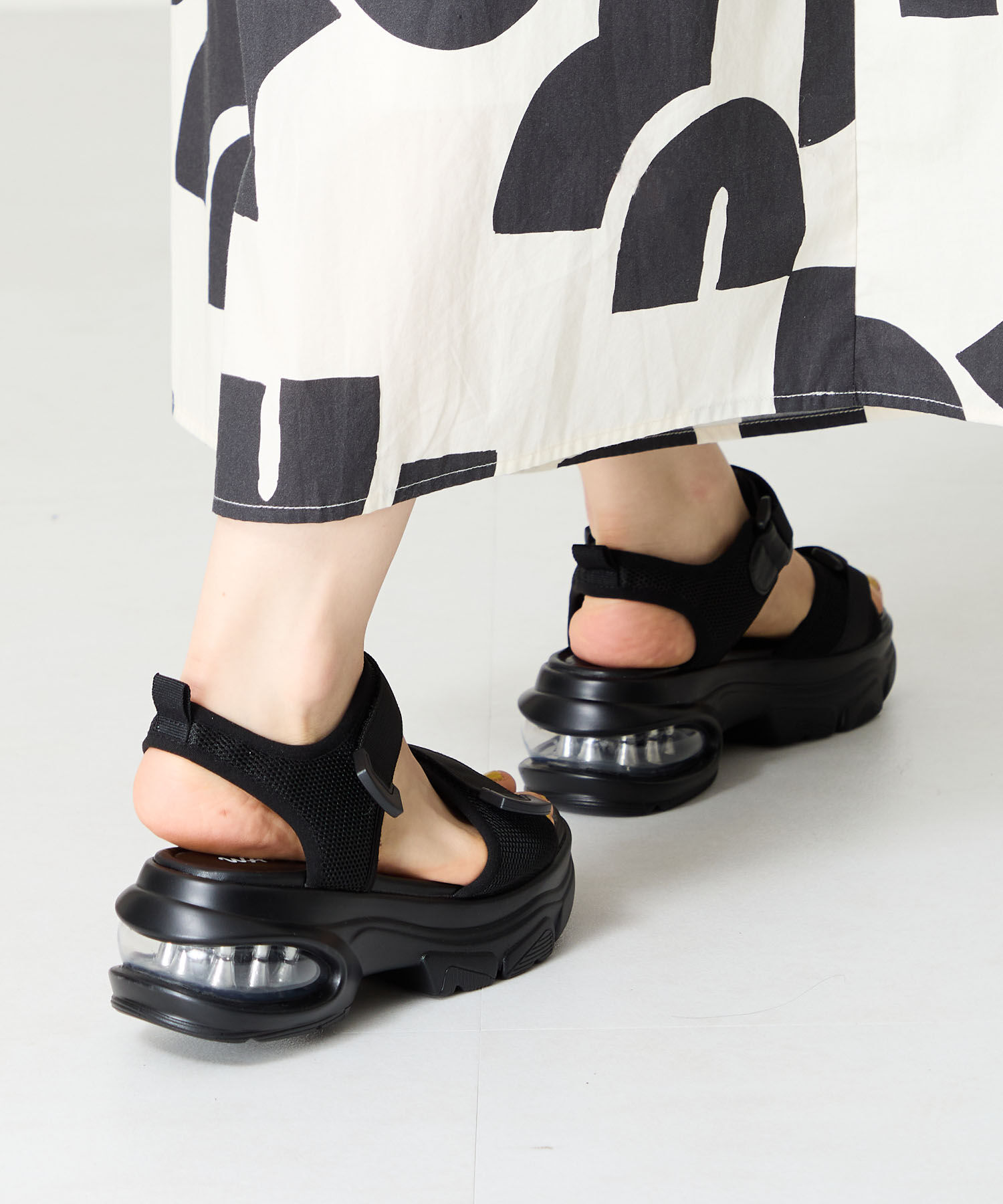 WA Oriental TRaffic「スニーカー ソール スポーツ サンダル /52218 トレンド 人気 厚底 スポサン」|サンダル|