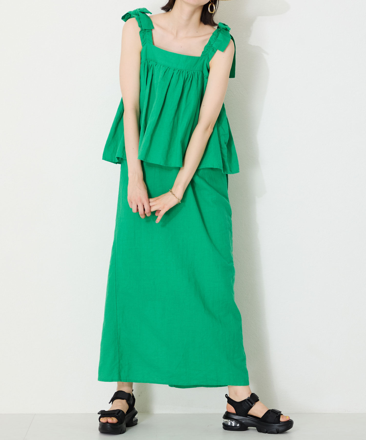 WA Oriental TRaffic「スニーカー ソール スポーツ サンダル /52218 トレンド 人気 厚底 スポサン」|サンダル|