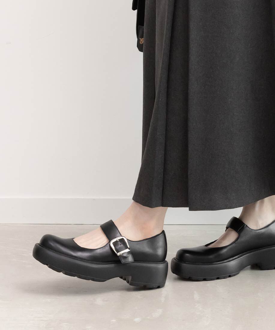  「ベーシックデザインメリージェーン」|ローファー|ブラック