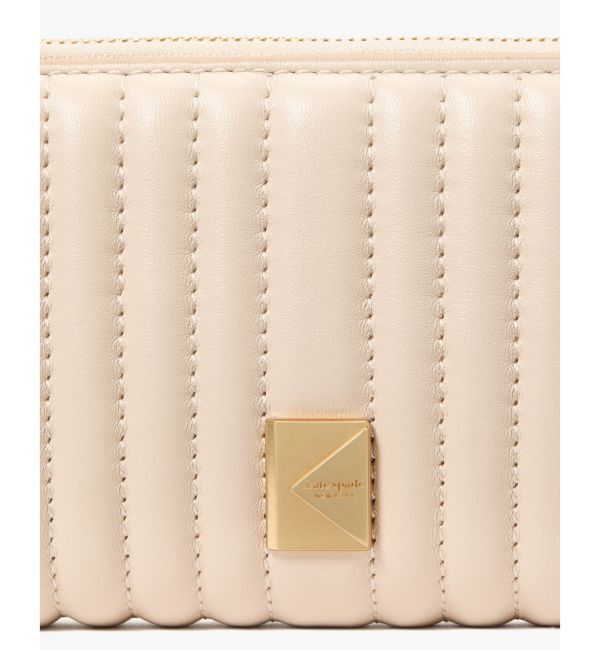 kate spade new york「デコ キルテッド コンパクト ウォレット」|財布|