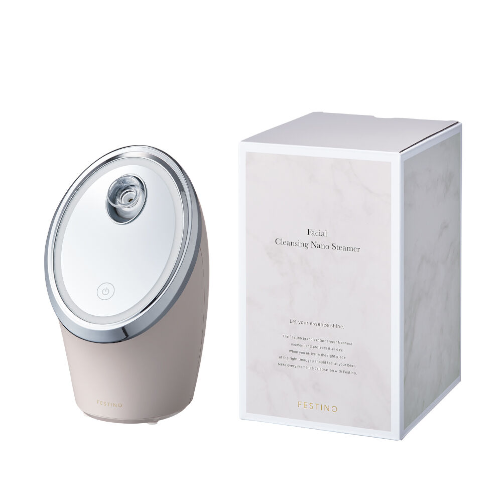 FESTINO「フェスティノ　フェイシャル クレンジング ナノスチーマー SMHB-033」|コスメ雑貨|