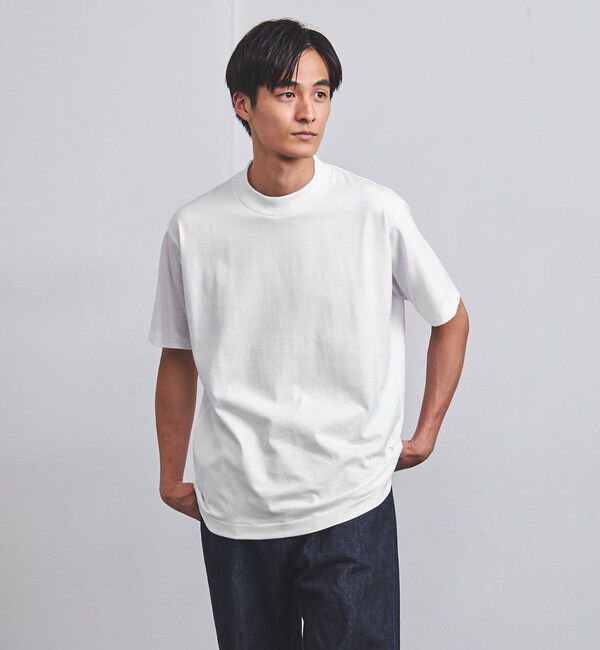 UNITED ARROWS「SARROWS/サローズ オーガニックコットン モックネック Tシャツ」|Tシャツ・カットソー|