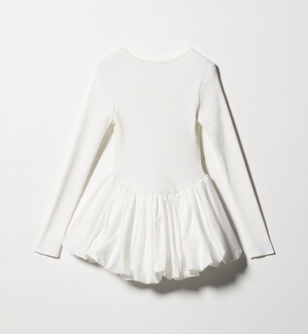 AEWEN MATOPH「＜AEWEN MATOPH＞バルーンコンビ 二ットプルオーバー ‐ ウォッシャブル ‐」|ニット・セーター|