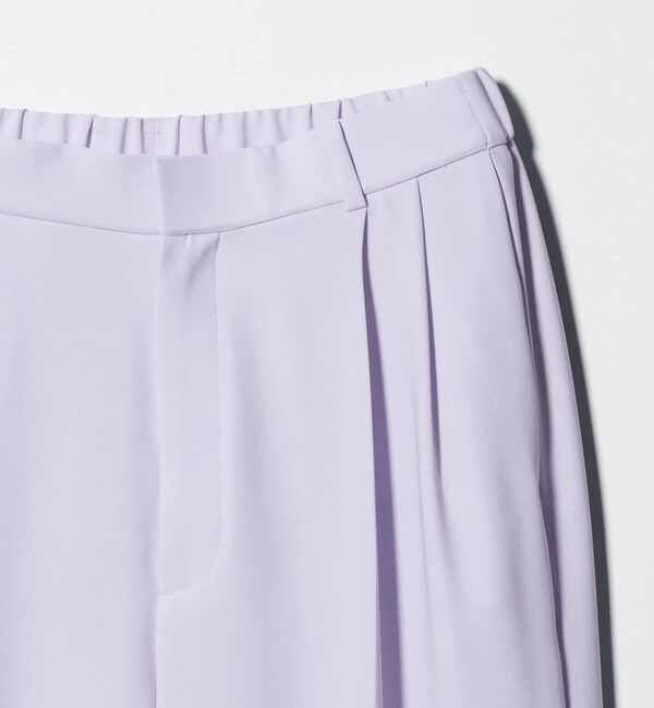 UNITED ARROWS「P 2タック ワイドパンツ ‐吸水速乾 帯電防止 接触冷感 ウォッシャブル‐」|スラックス|