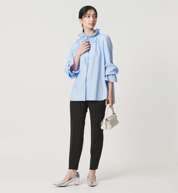 UNITED ARROWS「FEEL CLEAN スリム パンツ ‐防しわ ストレッチ UVカット‐」|スラックス|