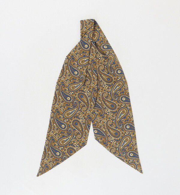 UNITED ARROWS「＜ARCURI＞ペイズリー アスコットタイ」|バンダナ・スカーフ|MUSTARD