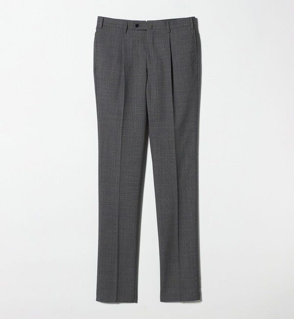 UNITED ARROWS「ハウンドトゥース 1プリーツ スラックス R-MODEL」|スラックス|