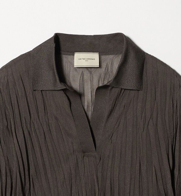 UNITED ARROWS「ランダム プリーツ ニット ‐ウォッシャブル‐」|ニット・セーター|
