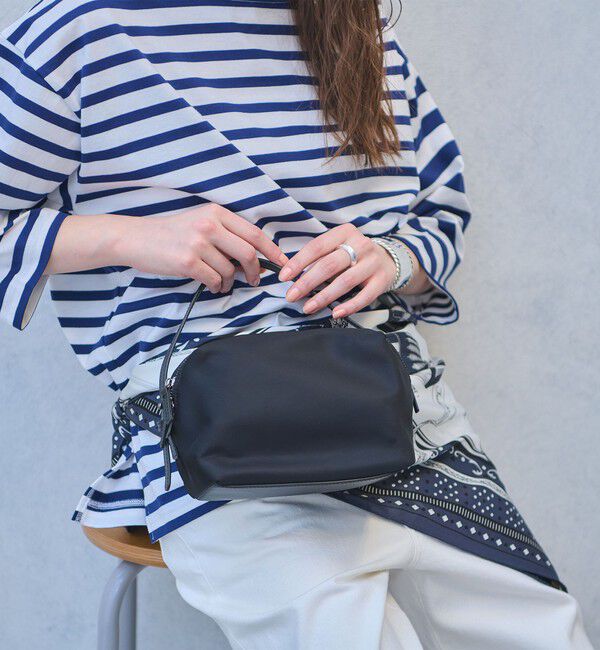 UNITED ARROWS「2WAY ミニ ショルダーバッグ」|ショルダー・メッセンジャー|BLACK