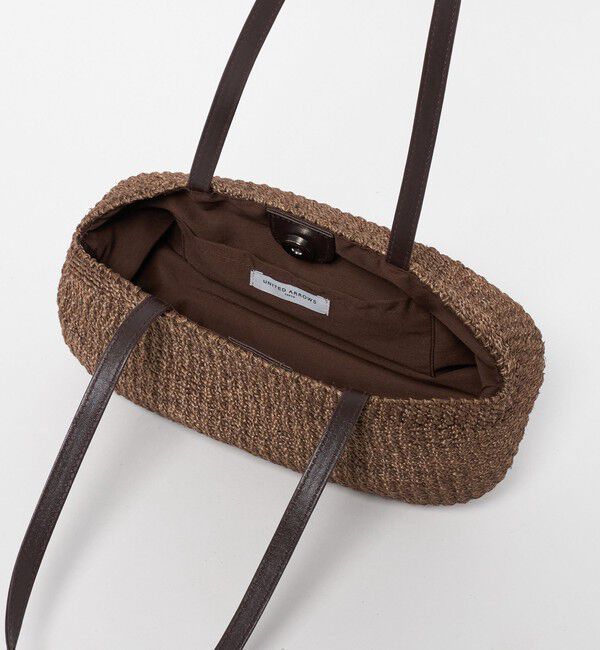 UNITED ARROWS「アバカ コクーン バッグ」|かごバッグ|
