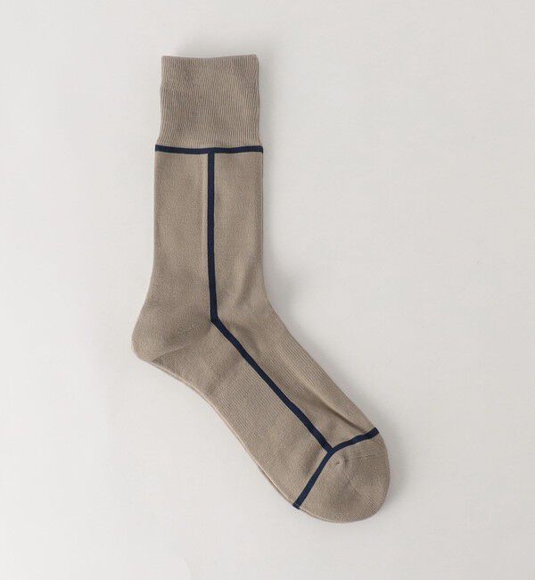 UNITED ARROWS green label relaxing「＜CHICSTOCKS＞ライン ソックス」|ソックス|BEIGE