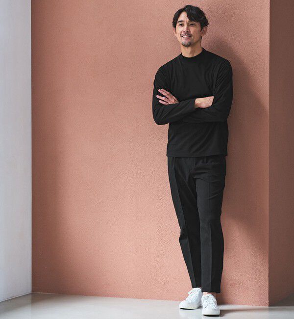 UNITED ARROWS green label relaxing「【WEB限定】JUST fit デイリーモック 長袖 Tシャツ -吸水速乾・抗菌-」|Tシャツ・カットソー|