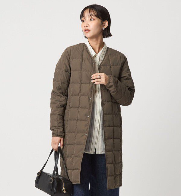 UNITED ARROWS green label relaxing「【別注】＜TAION＞ボタン ロング ダウン」|ダウン|