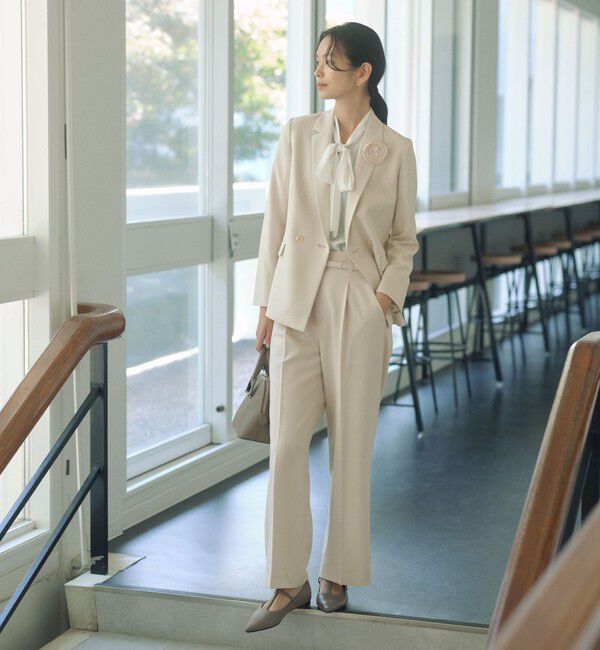 UNITED ARROWS green label relaxing「［size SHORTあり］パウドレ ダブル ジャケット ウォッシャブル ストレッチ」|テーラードジャケット|