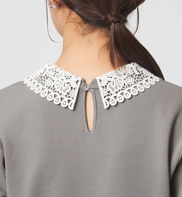 UNITED ARROWS green label relaxing「エリレース 2WAY ニット ワンピース ウォッシャブル」|ワンピース|