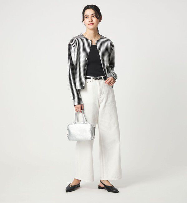 UNITED ARROWS green label relaxing「リップルボーダー カーディガン」|カーディガン|