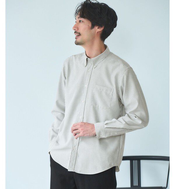 UNITED ARROWS green label relaxing「W/R オックスフォード ボタンダウン 長袖 シャツ」|シャツ・ブラウス|KELLY