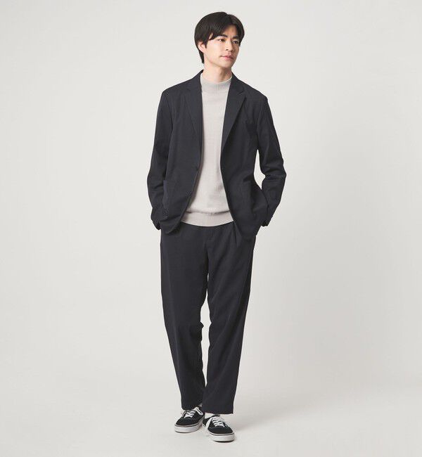 UNITED ARROWS green label relaxing「DICROS ポリエステル ツイル リラックス ジャケット -ストレッチ・撥水-」|テーラードジャケット|