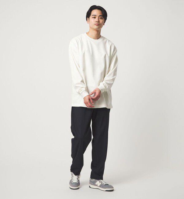 UNITED ARROWS green label relaxing「ALBINI ハイゲージ モクロディ クルーネック カットソー」|Tシャツ・カットソー|