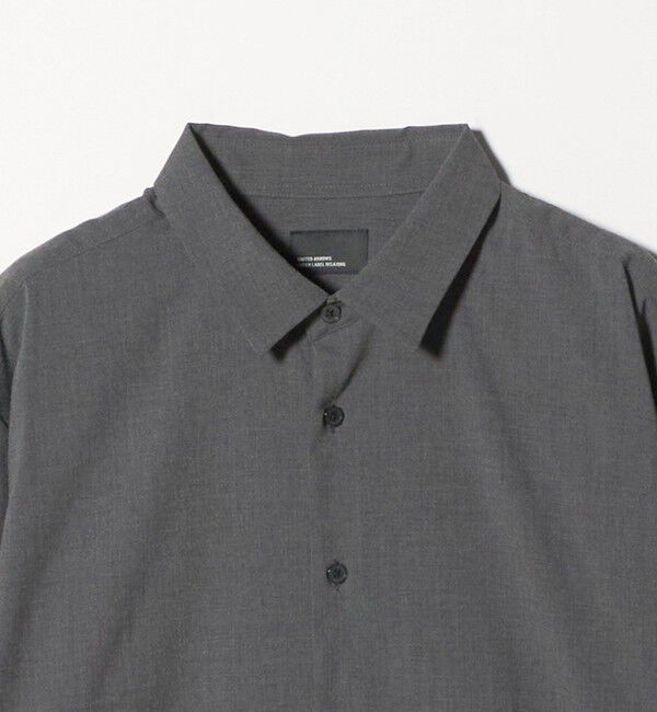 UNITED ARROWS green label relaxing「【WEB限定】JUST fit ウールライク コンフォート シャツ -横ストレッチ-」|シャツ・ブラウス|