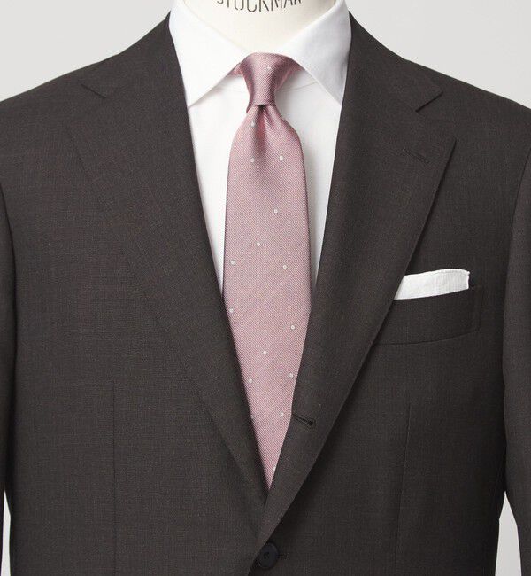 UNITED ARROWS green label relaxing「GLR ジャパン ヴィンテージ 8.0cm ドット ネクタイ」|ネクタイ・蝶ネクタイ|PINK